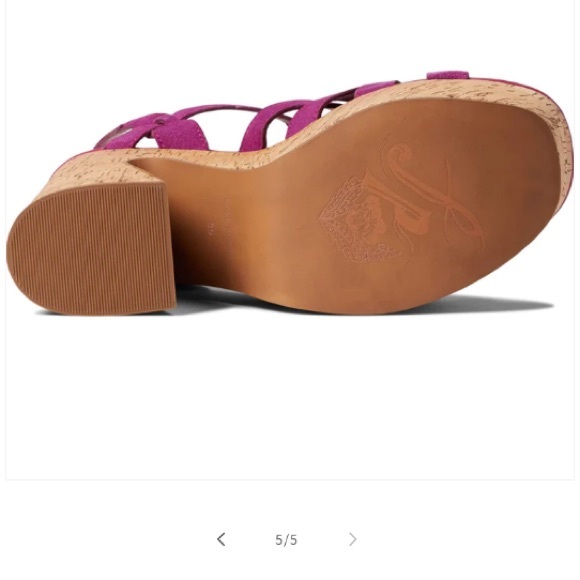 FREE PEOPLE Lisbon Verbena Platform Sandals Size 37 - Picture 5 of 10